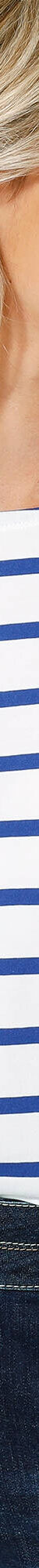 T-shirt marinière manches longues, coton biologique(**) (blanc / bleu) T-shirt marinière manches longues, coton biologique(**) (blanc / bleu)